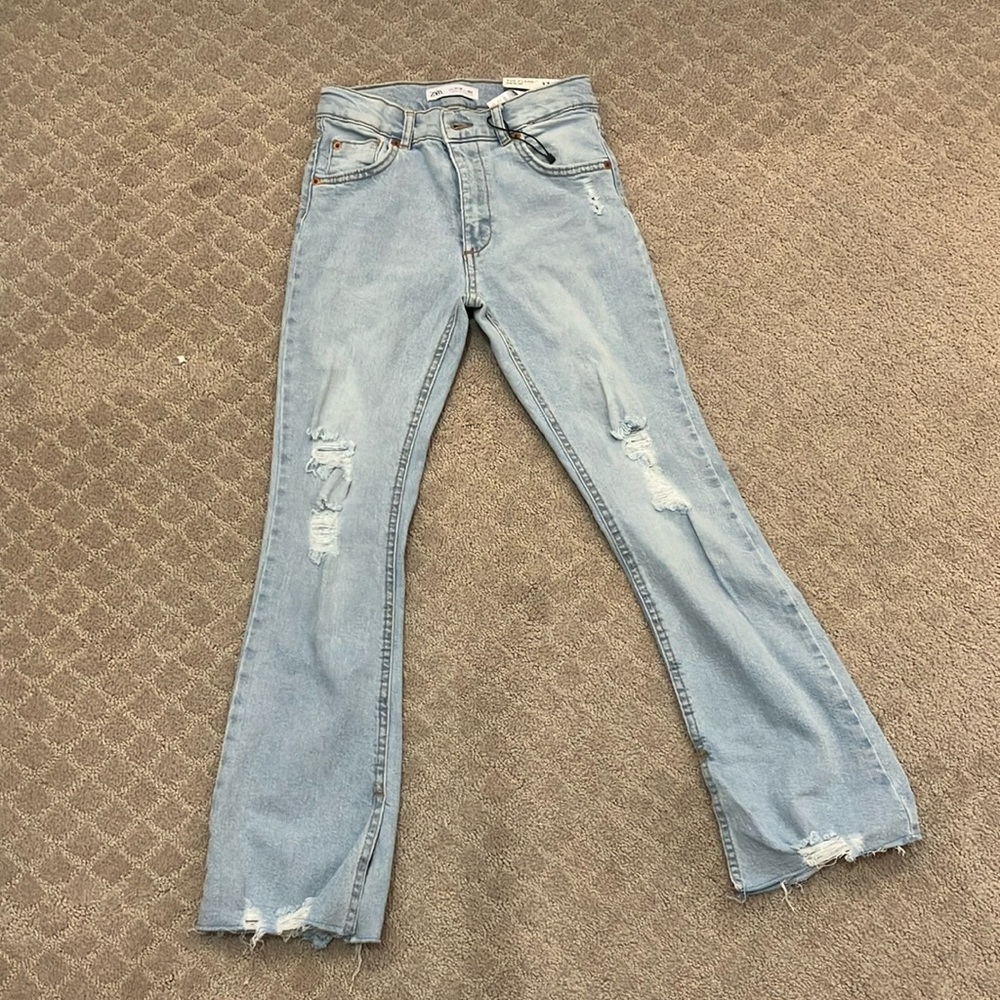 The Flare Denim Jeans ZARA